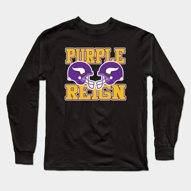 Purple Reign Long Sleeve T-Shirt by Soulcatcher